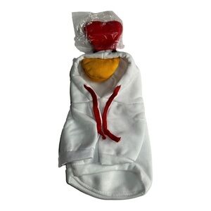 ROOSTER Dog Hoodie Costume Size XS